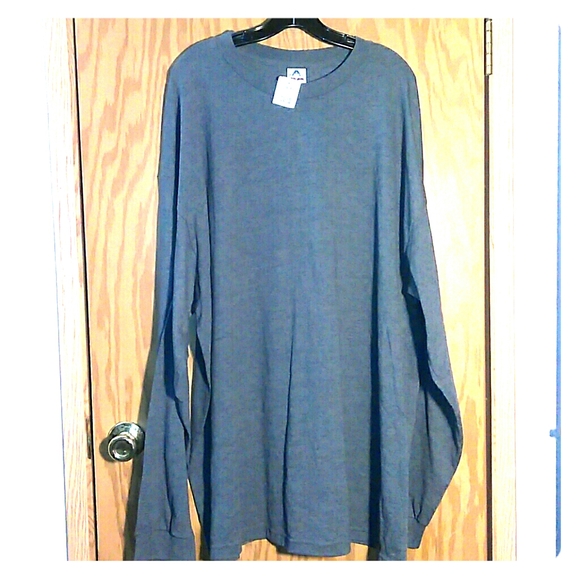 AlStyle Apparel AAA Long Sleeve T-Shirt Gray 3 XL - Picture 4 of 5